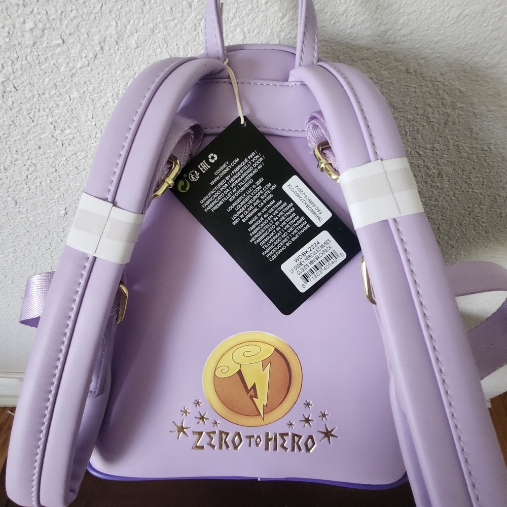 Loungefly Hercules Muses Mini Backpack - Picture 2 of 4